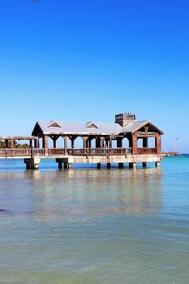 Read online A Dock in the Water in Key West, Florida: Blank 150 Page Lined Journal for Your Thoughts, Ideas, and Inspiration - NOT A BOOK | PDF