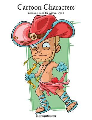 Read Cartoon Characters Coloring Book for Grown-Ups 2 - Nick Snels file in PDF